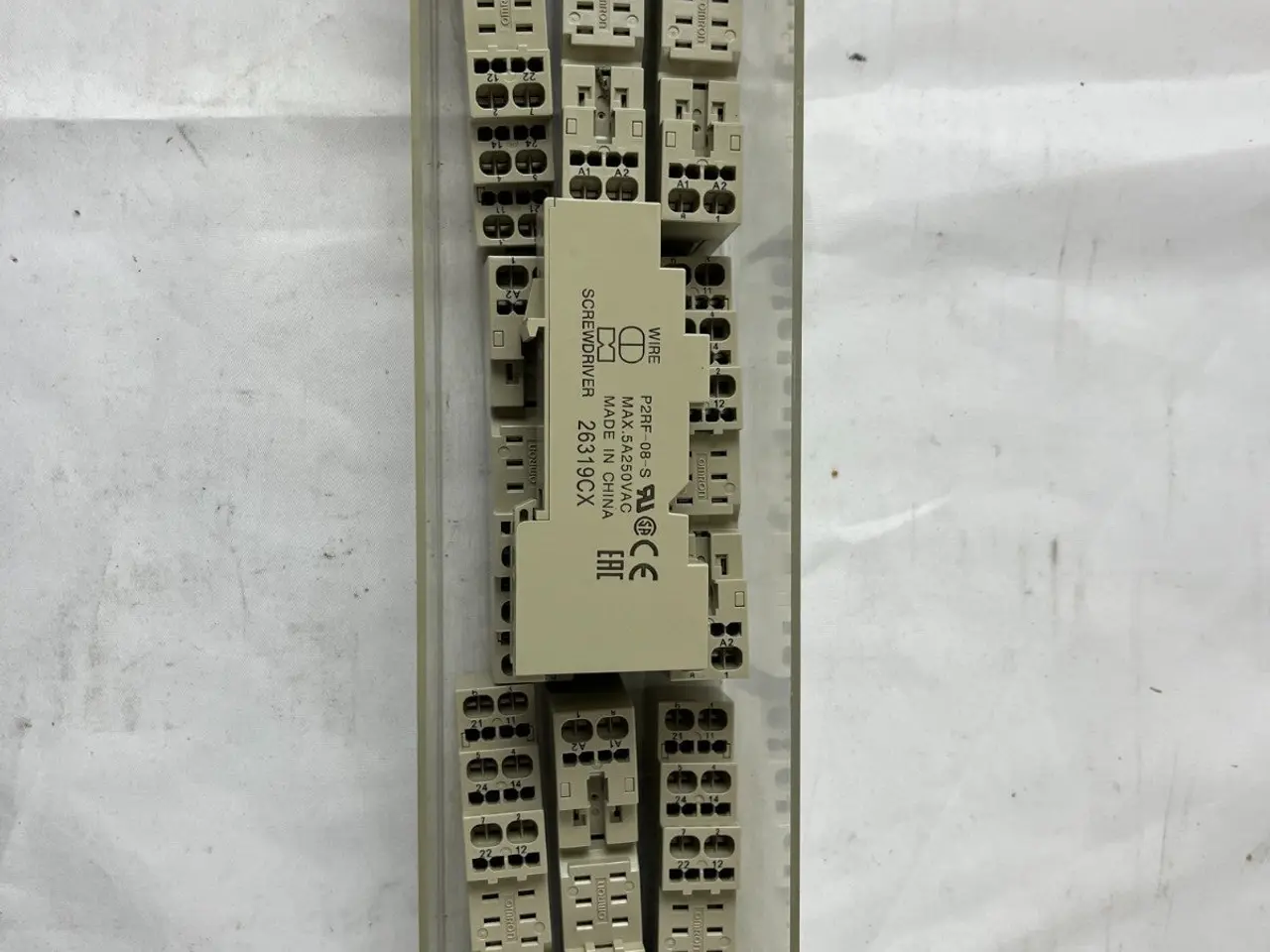 Billede 2 - Omron P2RF-08-S relæ Socket 8‑Pin Screwless Clamp