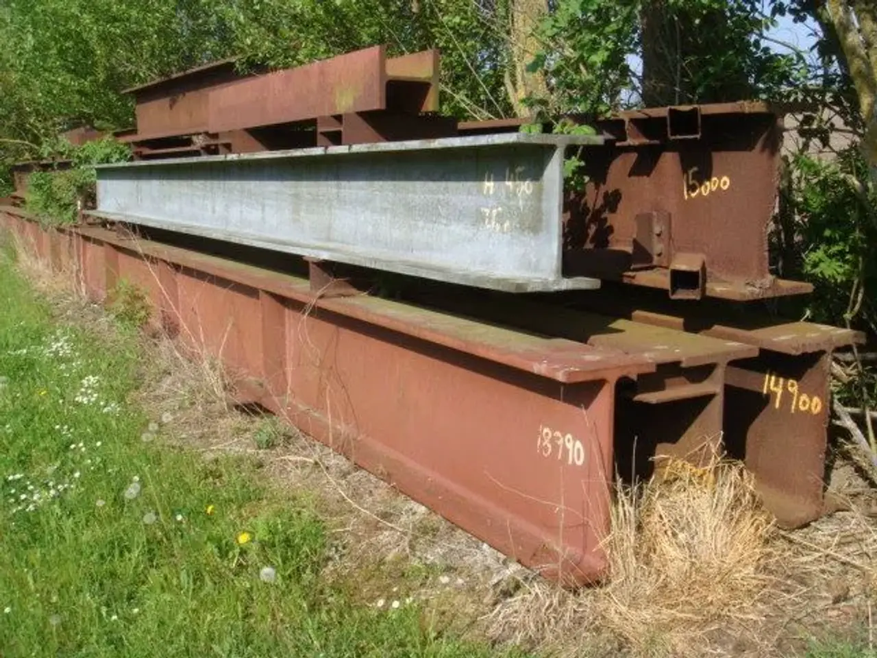 Billede 4 - HEB stålbjælker, jernbjælker