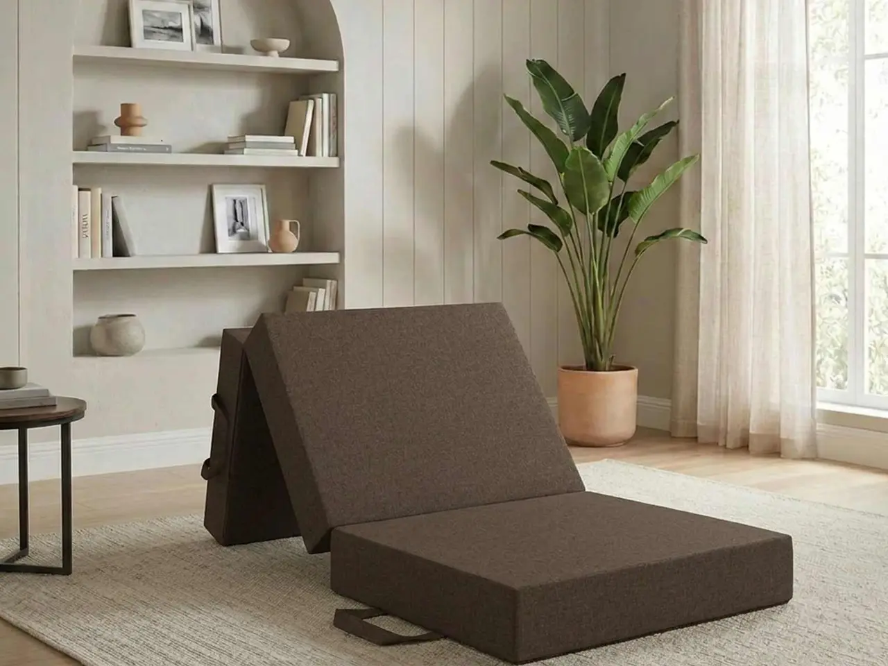 Billede 1 - Foldbar sovesofa - gråbrun 75 × 63 × 45 cm