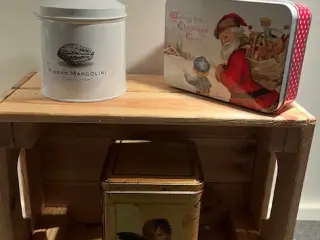Charmerende Sæt med 3 Vintage-inspirerede Dåser