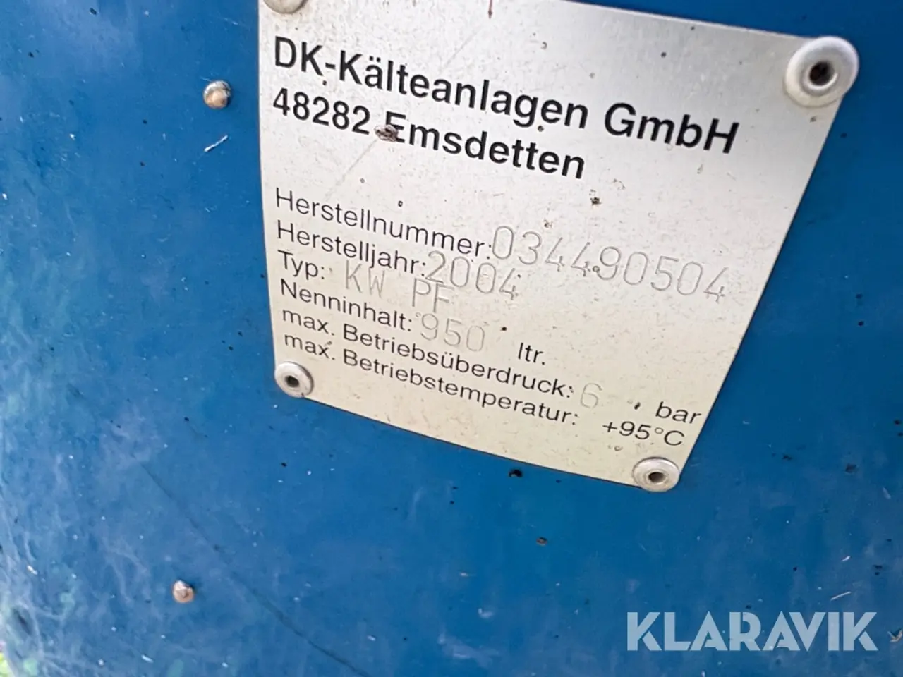 Billede 6 - Isvandstank 950L Dk-kälteanlagen KW PF