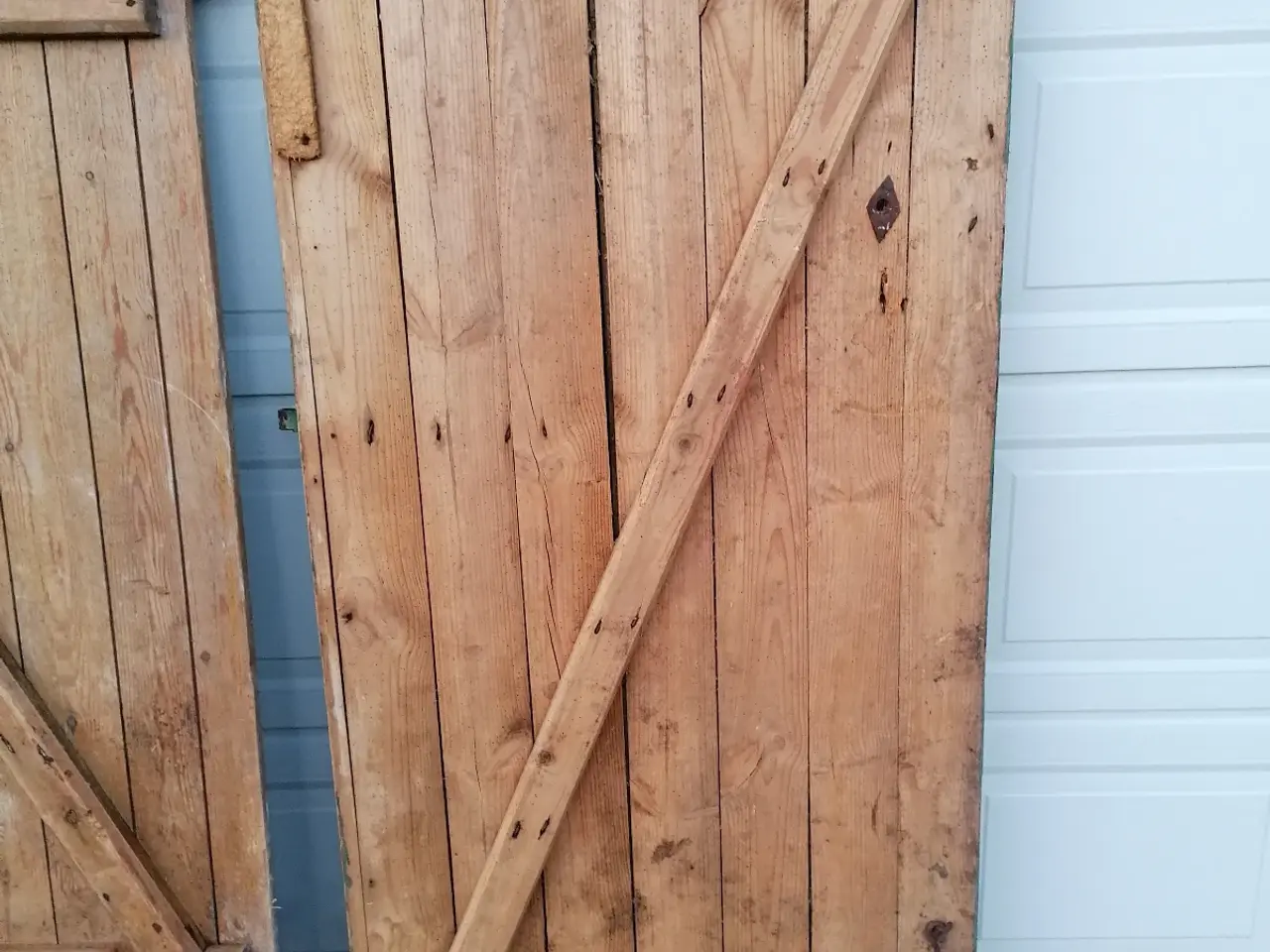 Billede 6 - Gamle Massive Trædøre Fer/Not HxB 180x82 / 176x82,