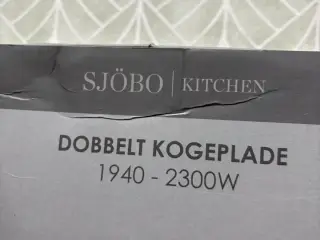 Kogeplader to slags. Helt nye