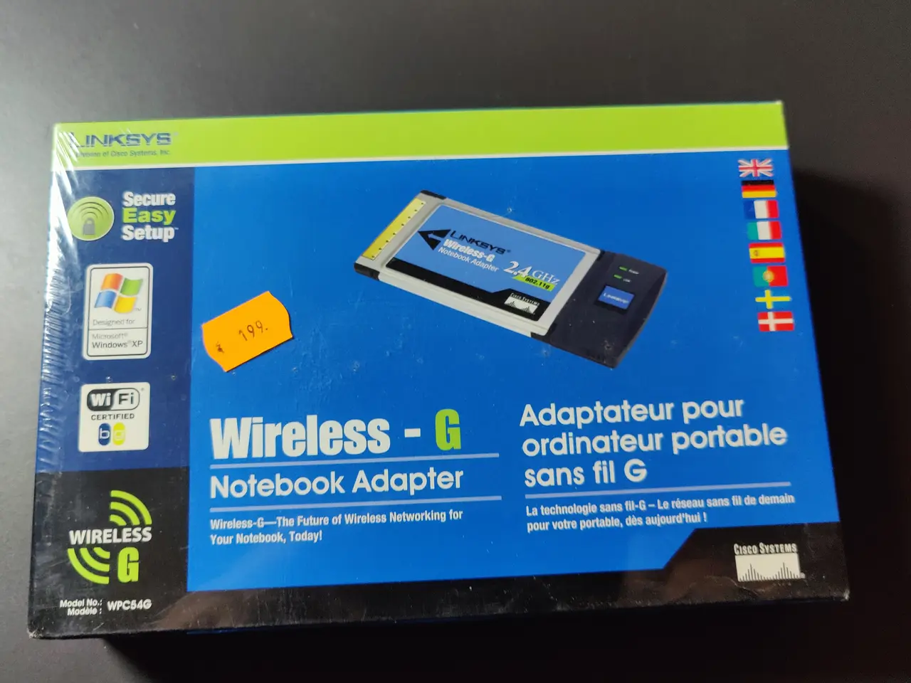 Billede 1 - Linksys Wireless-G Notebook Adapter