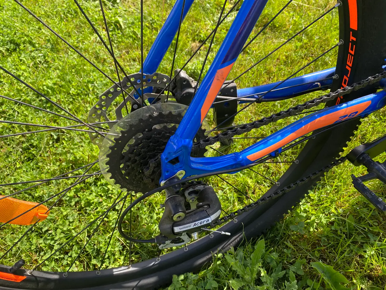 Billede 5 - Mountainbike 19” blå/orange