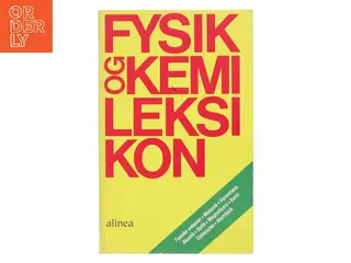 Fysik og kemi leksikon af B. Østergaard Pedersen (Bog)