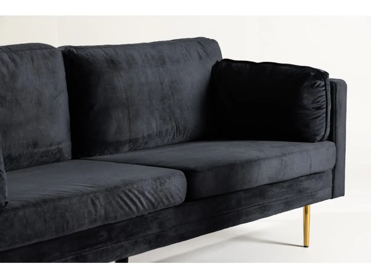 Billede 14 - Boom 3 personers Sofa  - Sort og Messing