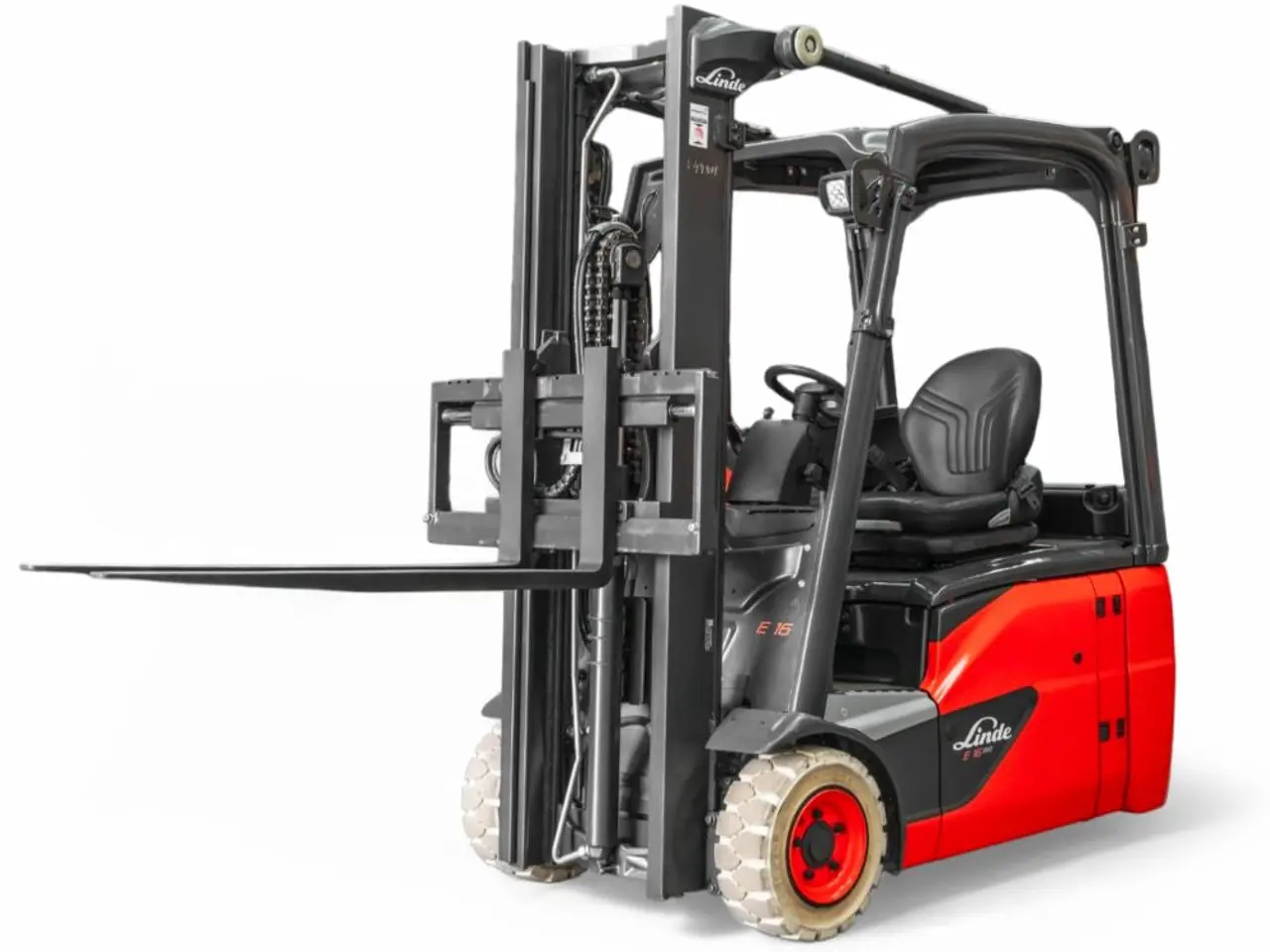 Billede 1 - Linde E 16-02 el-gaffeltruck - 1600 kg, 3140 mm, årg. 2018, 8733 timer - brugt