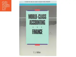 World-class accounting and finance af C.J. McNair (Bog)