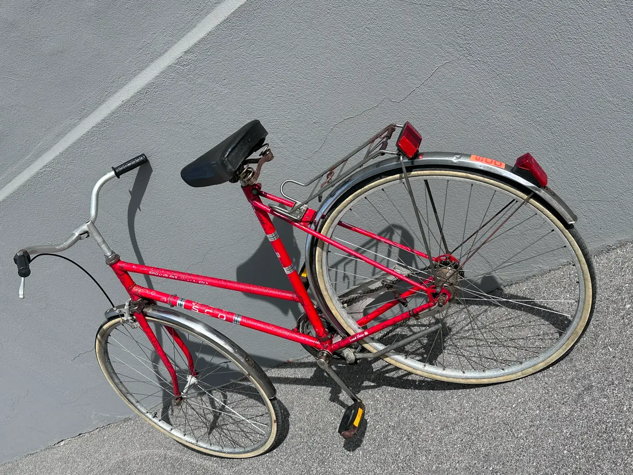 Billede 7 - Rød S.C.O. retro Verdensmestercyklen