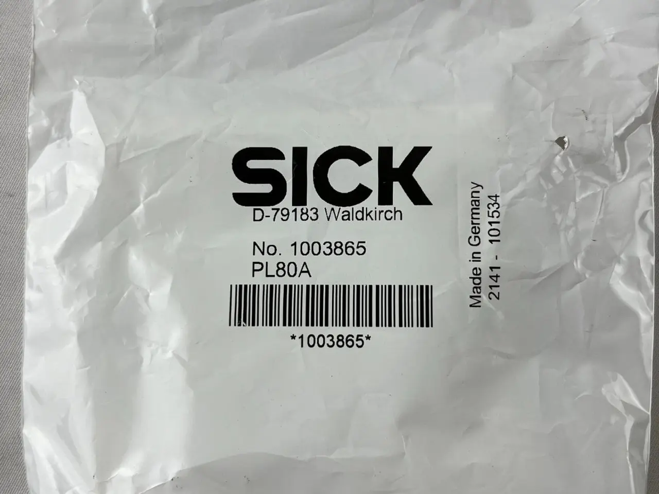Billede 4 - SICK PL80A Reflector 80x80mm Square Photoelectric