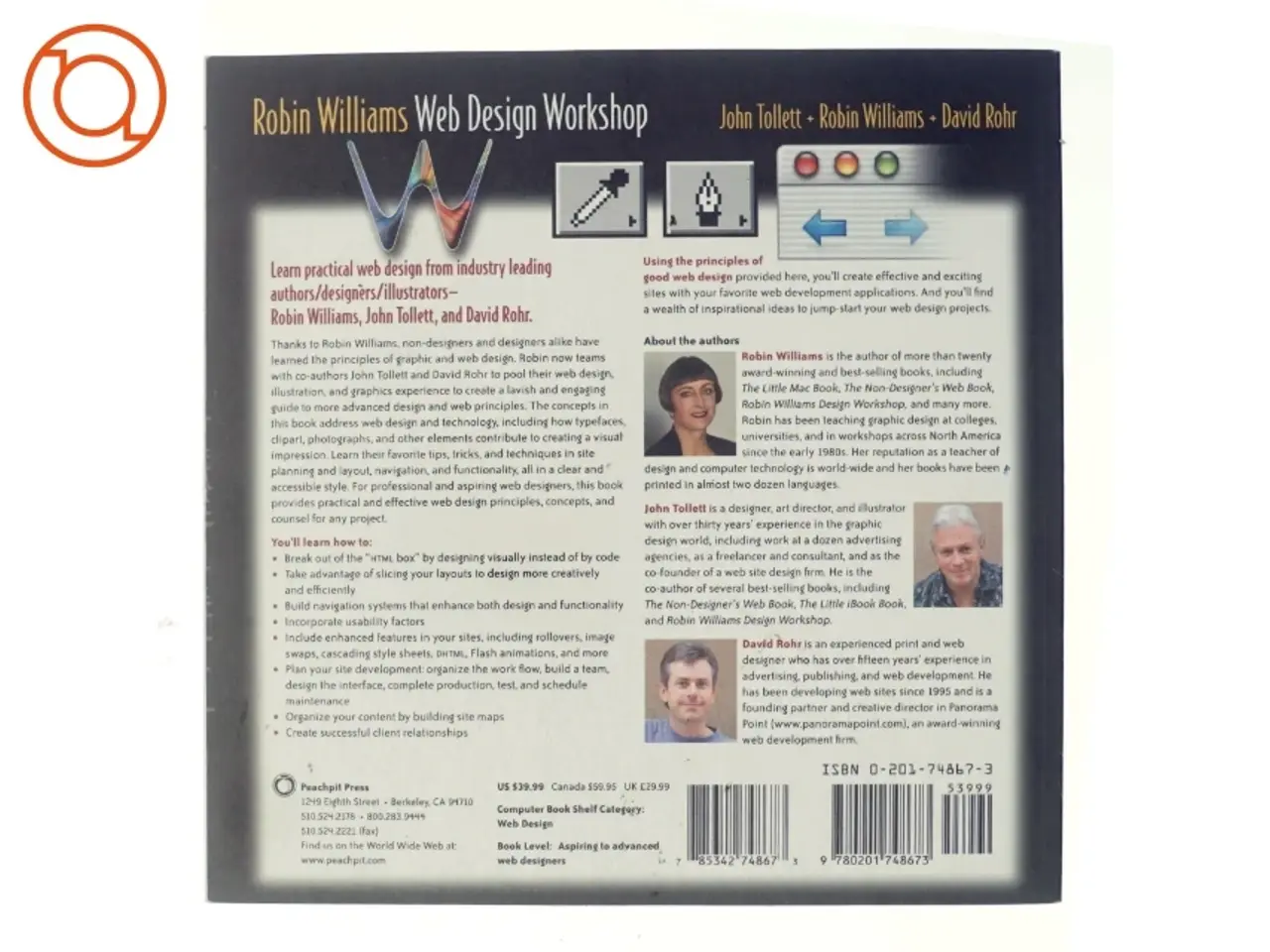 Billede 3 - Robin Williams Web design workshop (Bog)