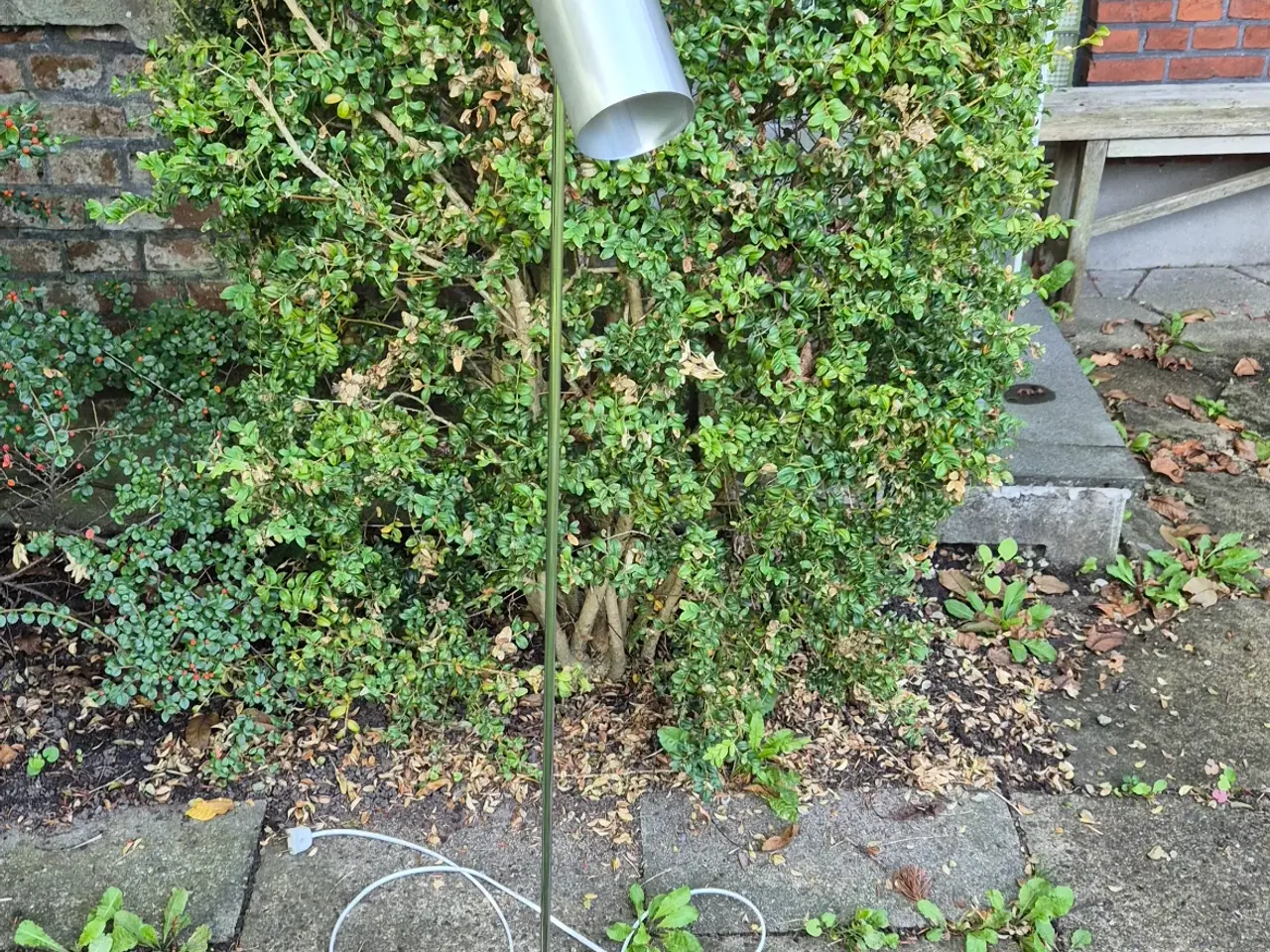 Billede 18 - Sjælden gulvlampe med cylinderskærm