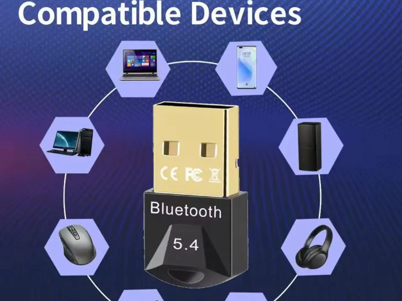 Billede 4 - Bluetooth 5.4 USB adapter / dongle receiver