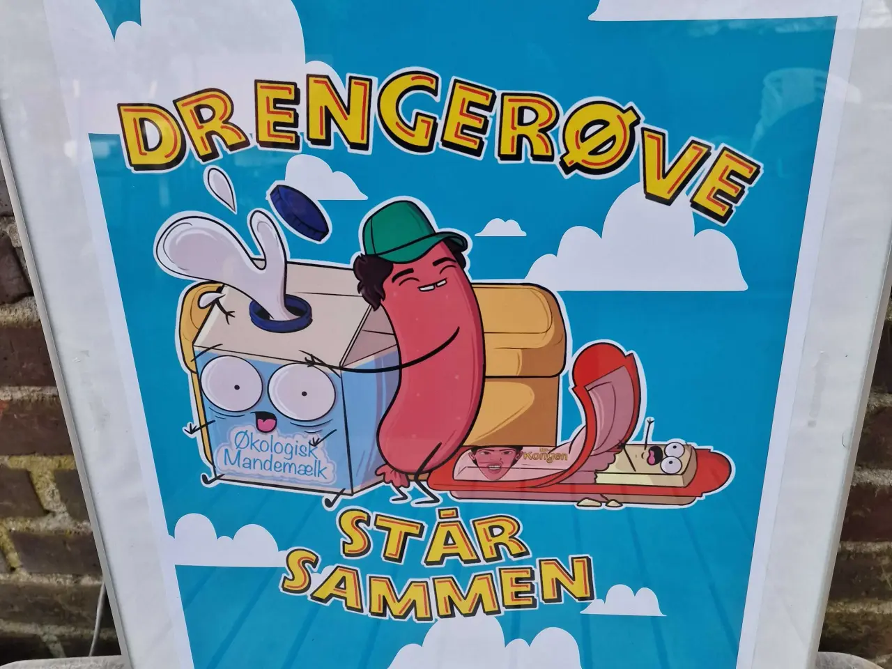 Billede 2 - Plakat DRENGERØVE STÅR SAMMEN