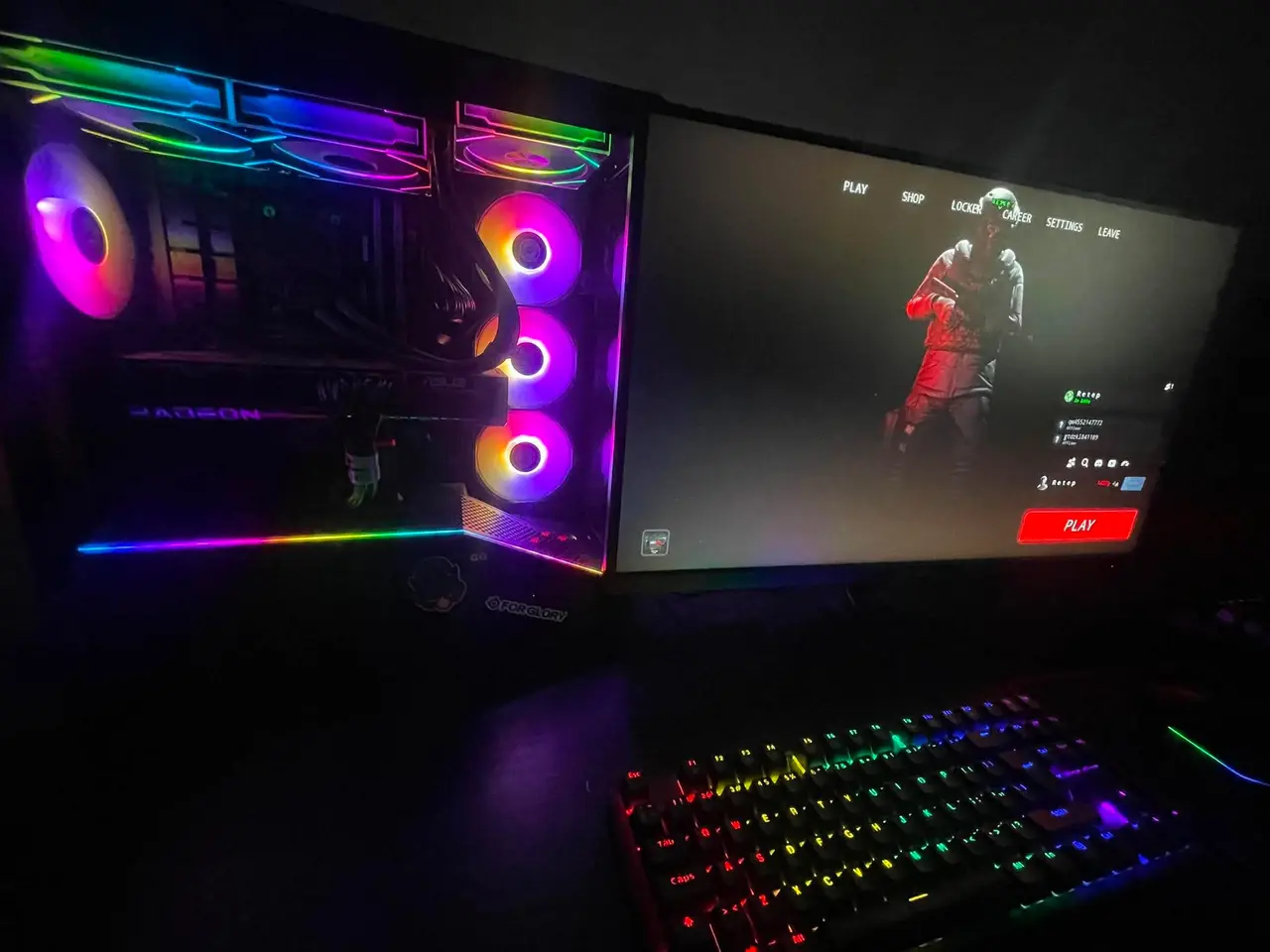 Billede 3 - Gaming PC + 27" QHD 144Hz skærm – RX 9070 XT