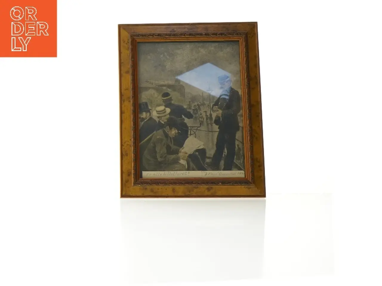 Billede 1 - Indrammet tryk (str. 30,5 x 25,5 cm)
