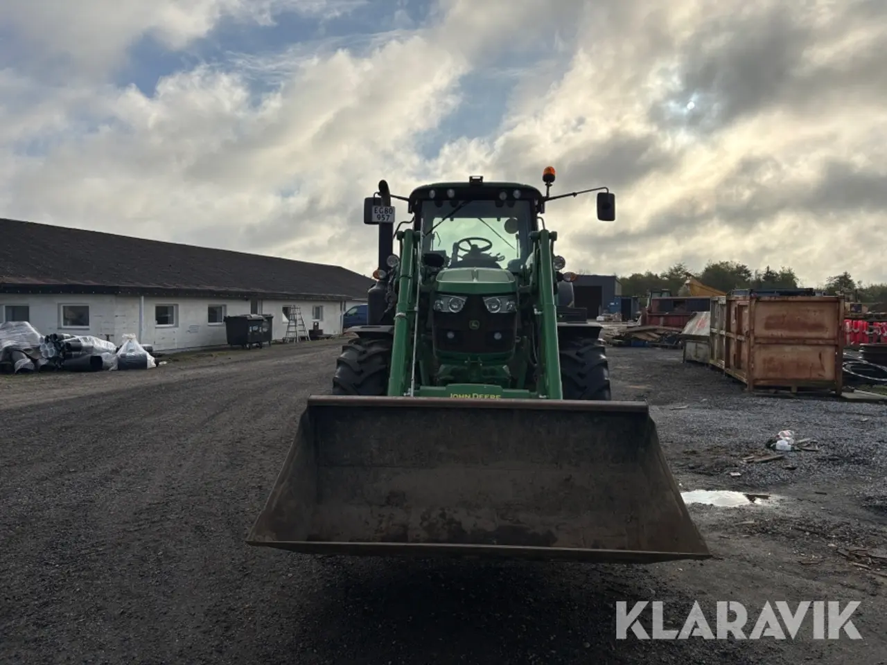 Billede 8 - Traktor John Deere 6130 M med frontlæsser