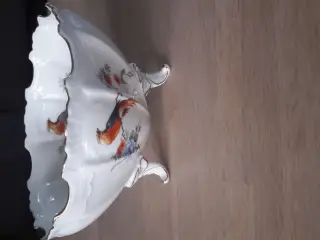Antik Porcelæn Skål ca 85 år gammel