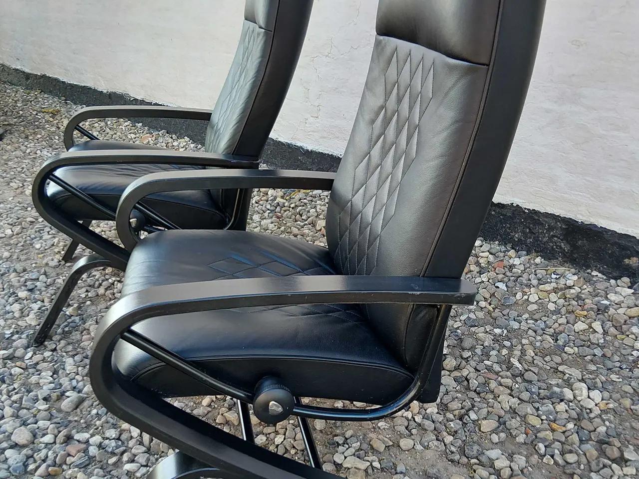 Billede 11 - Stressless, Hjort Knudsen, Farstrup læder lænestol