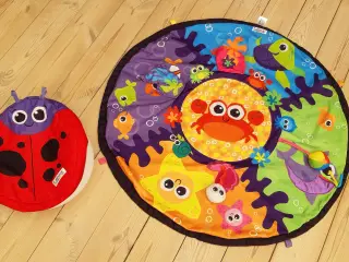LAMAZE tæppe og drejestol - SE FOTOS med mere