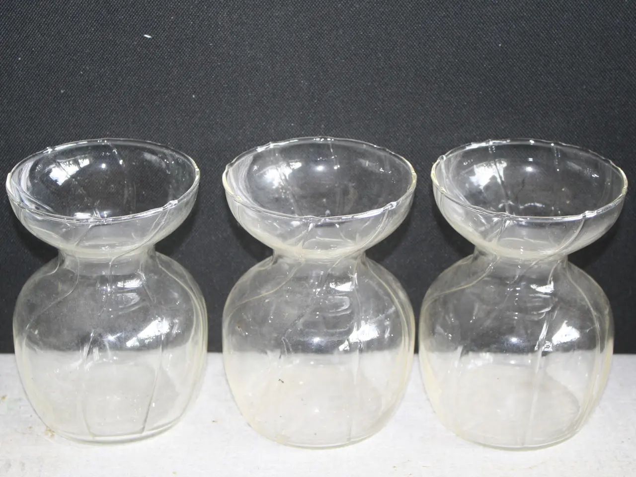 Billede 1 - 3 gamle hyacintglas