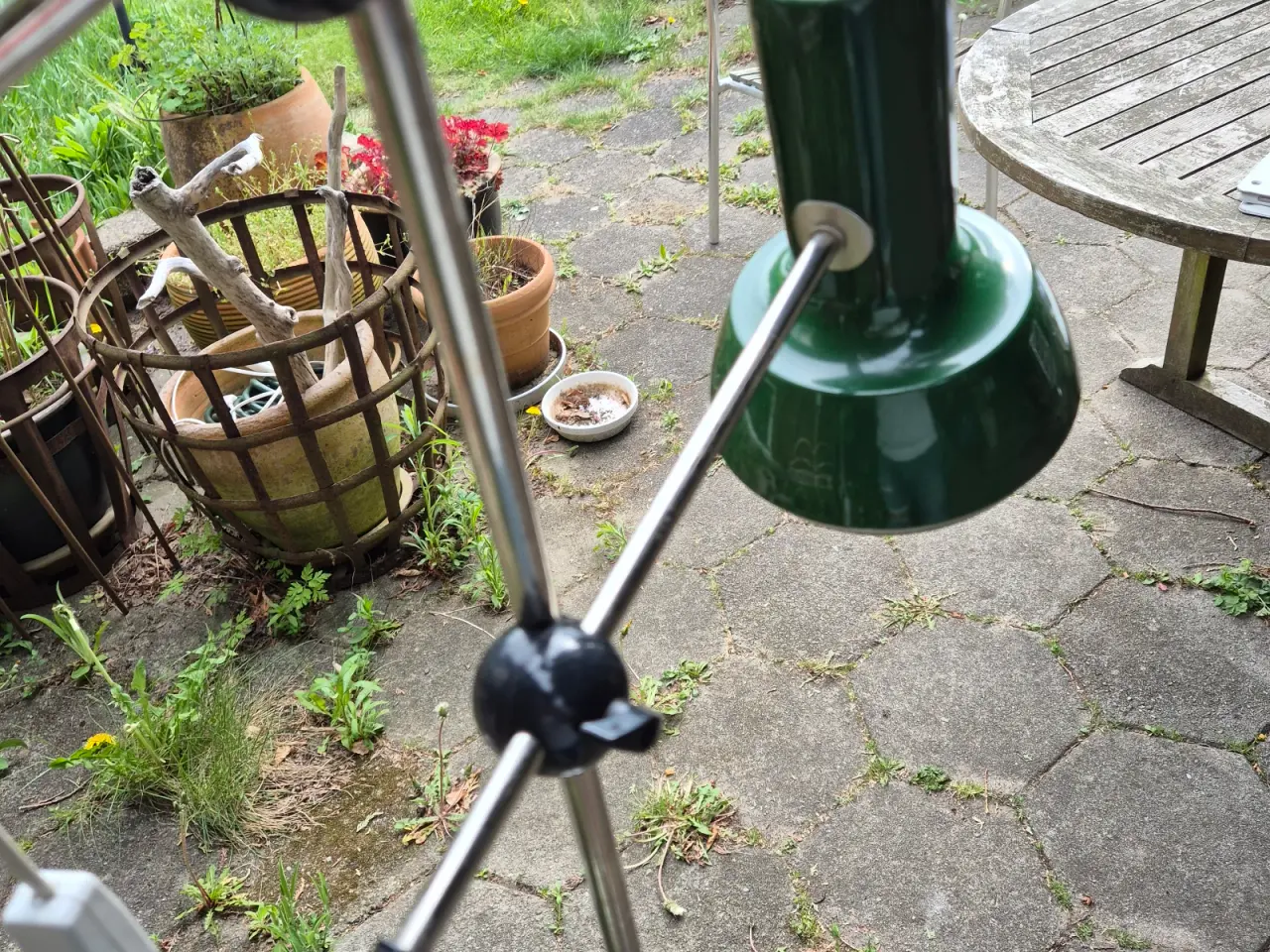 Billede 6 - Gulvlampe med to grønne spot