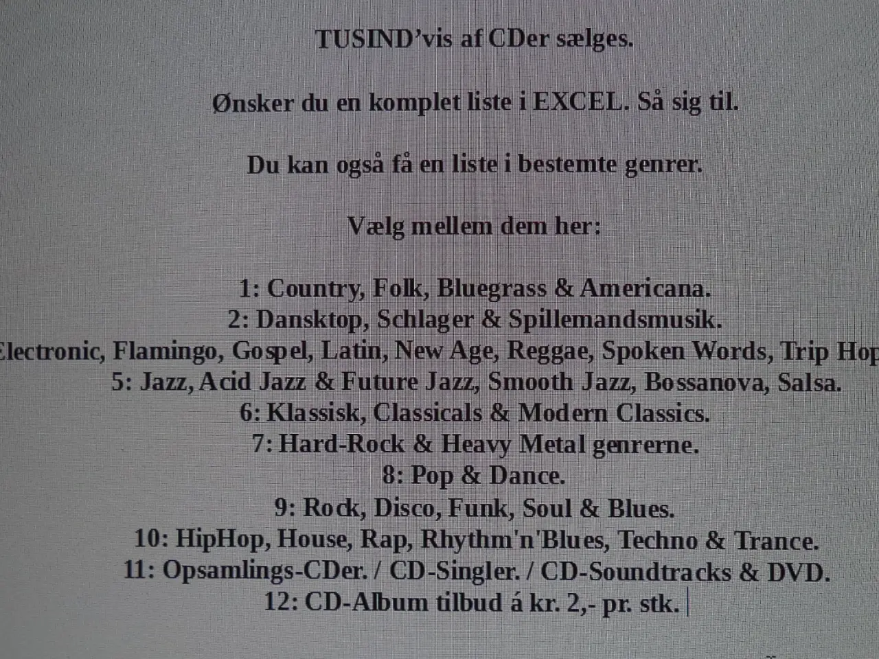 Billede 1 - 4000 CDer sælges stykvis