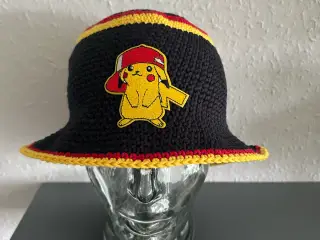 Pokemon Pikachu hæklet bøllehat