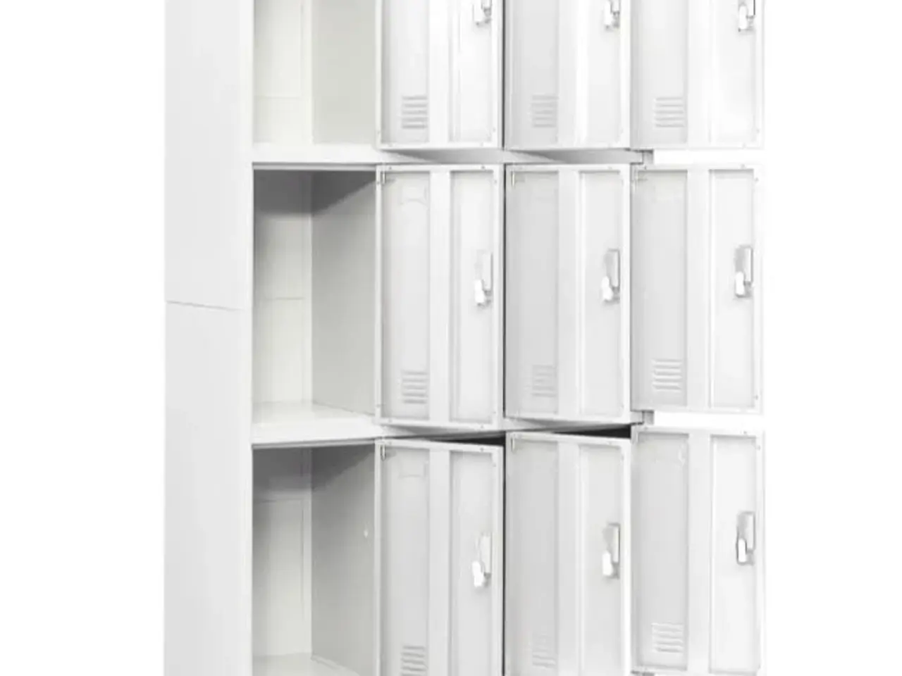 Billede 3 - Lockerskab med 9 rum 90x45x180 cm grå