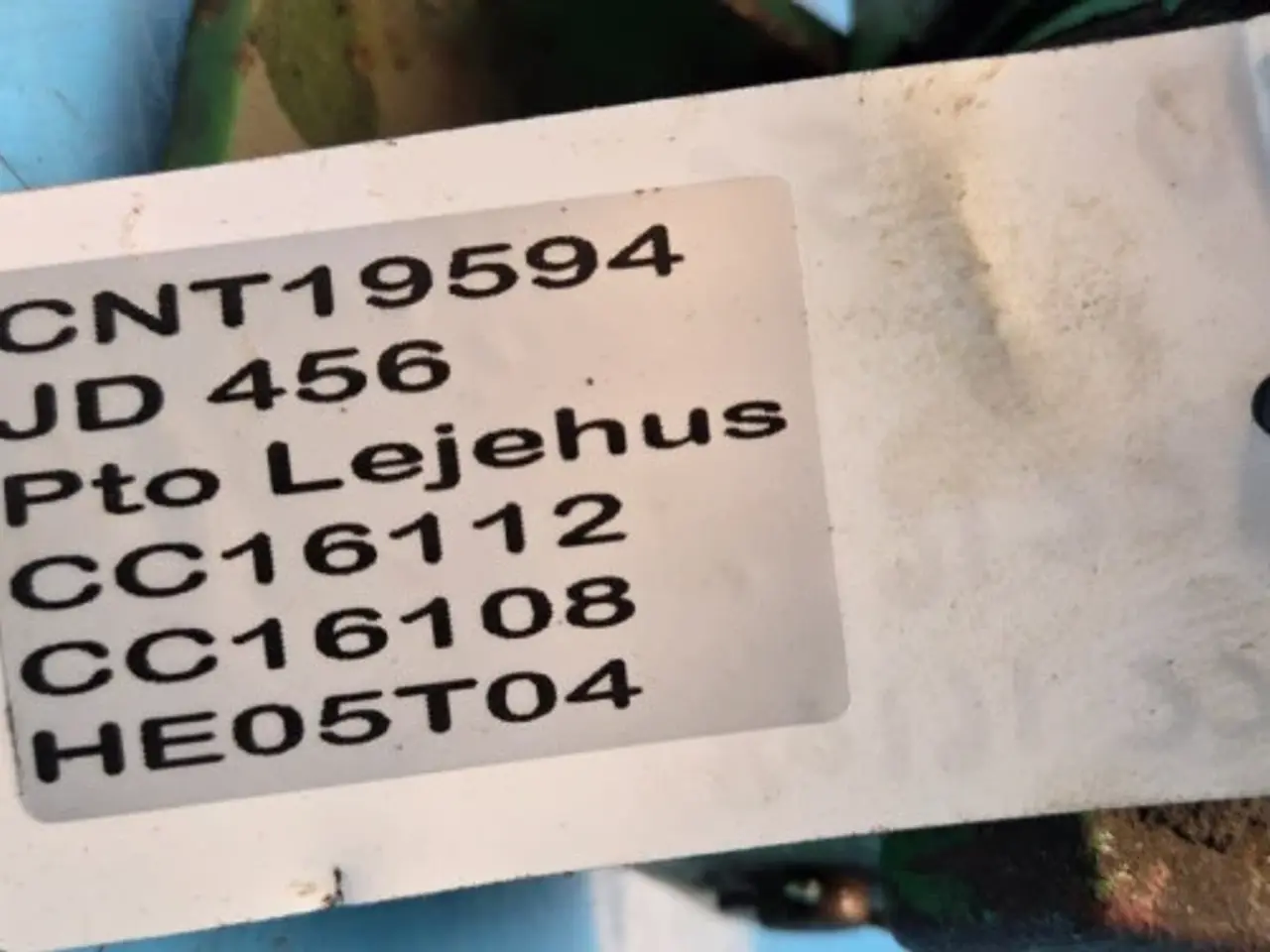 Billede 8 - John Deere 456 Pto Lejehus CC16112