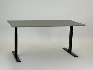 Bord – Grå med Sort Stel 160x80 cm