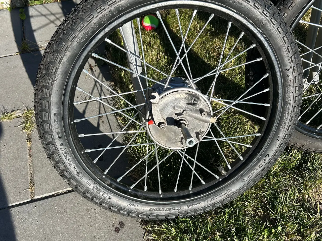 Billede 1 - Puch ms50 komplet sæt hjul