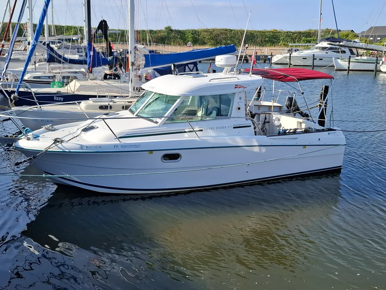 Billede 2 - Jeanneau Merry Fisher 695P – Veludstyret kabinebåd