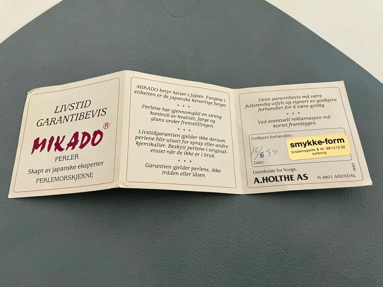 Billede 6 - Smuk Mikado perlehalskæde- med original æske mm  