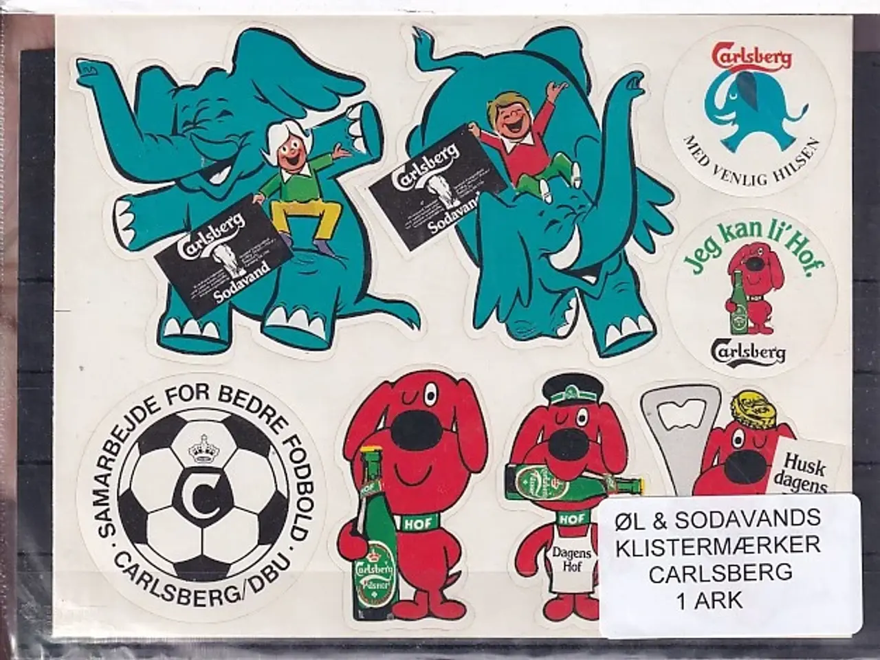 Billede 1 - Øl og Sodavands Klistermærke - Carlsberg - 1 Ark