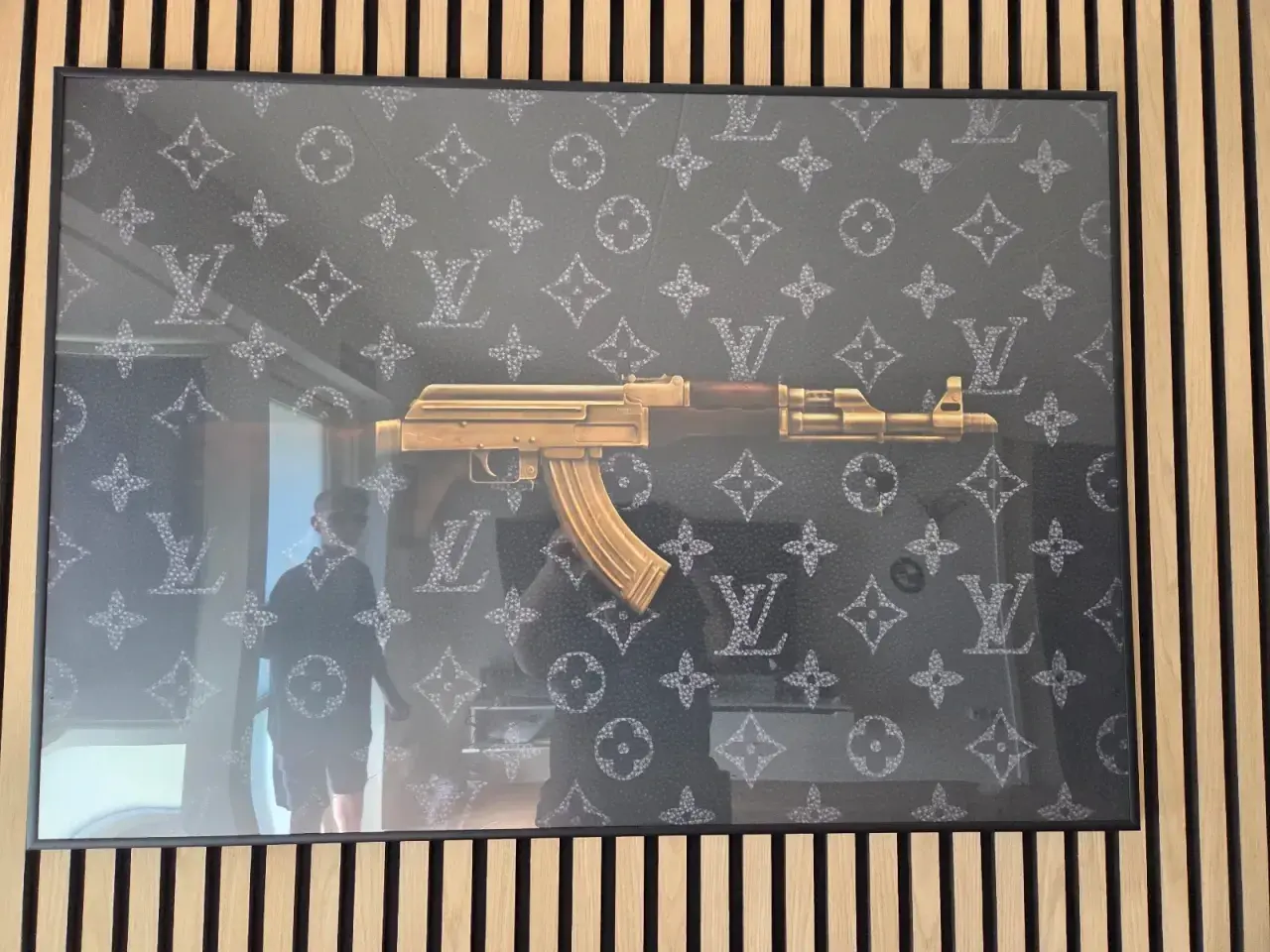 Billede 1 - Louis Vuitton-inspireret plakat med ramme