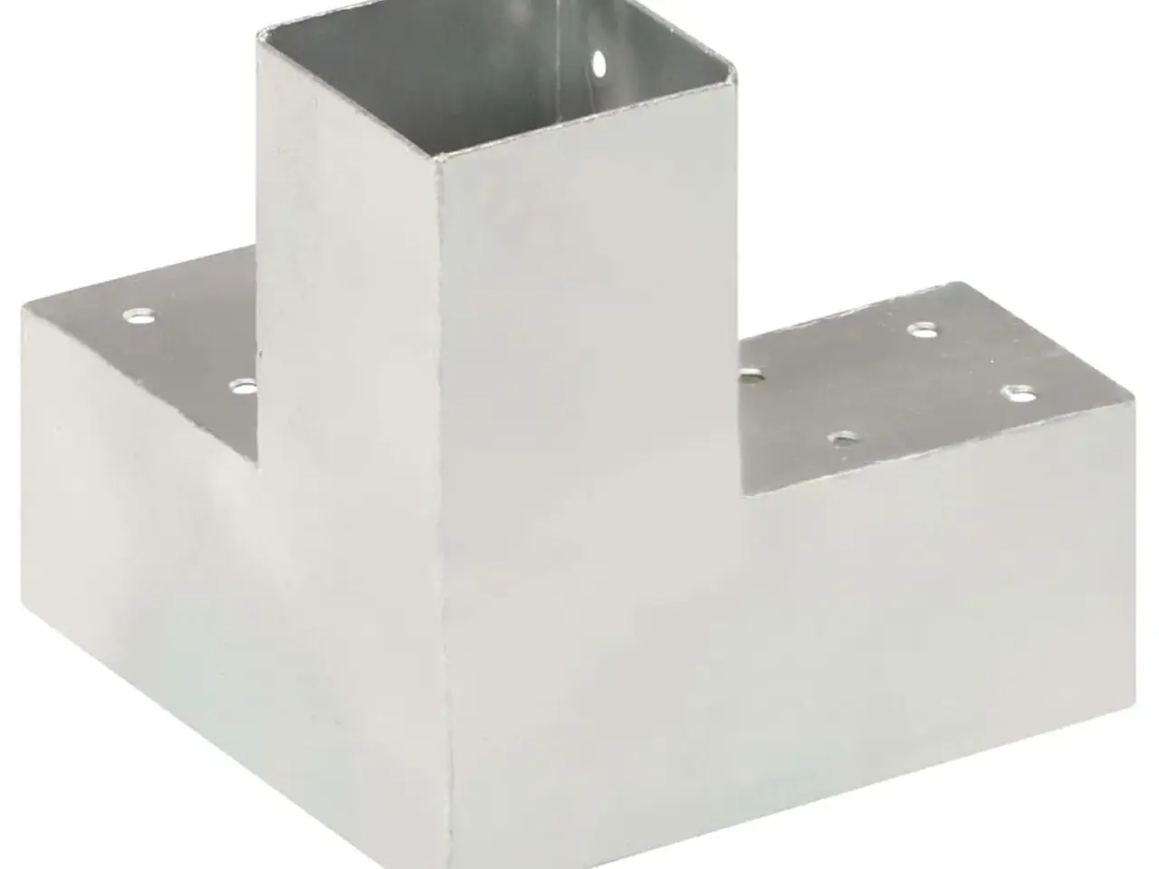 Billede 5 - Stolpebeslag Y-form 4 stk. 71x71 mm galvaniseret metal