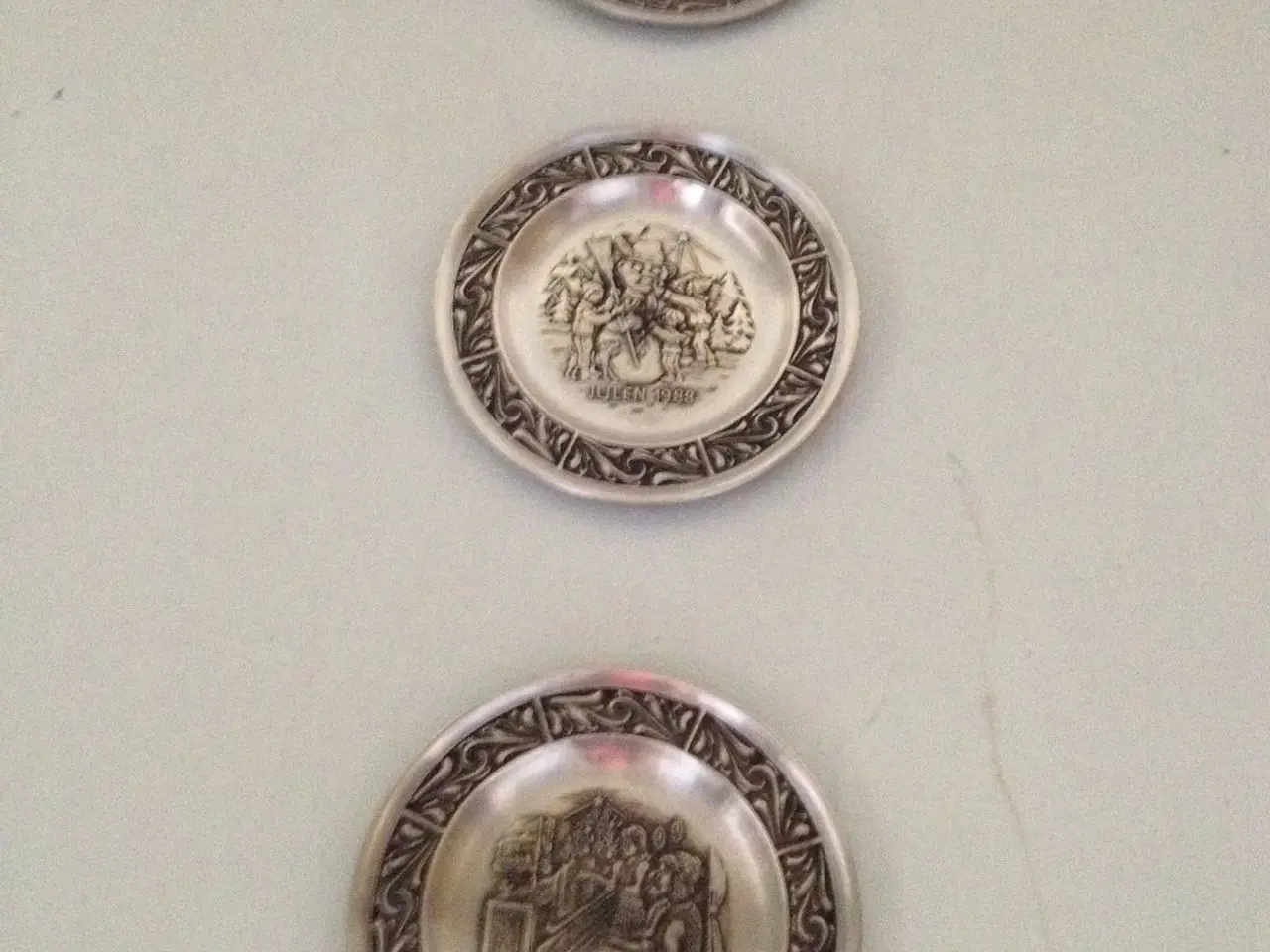 Billede 1 - Juleplatter norsk tin