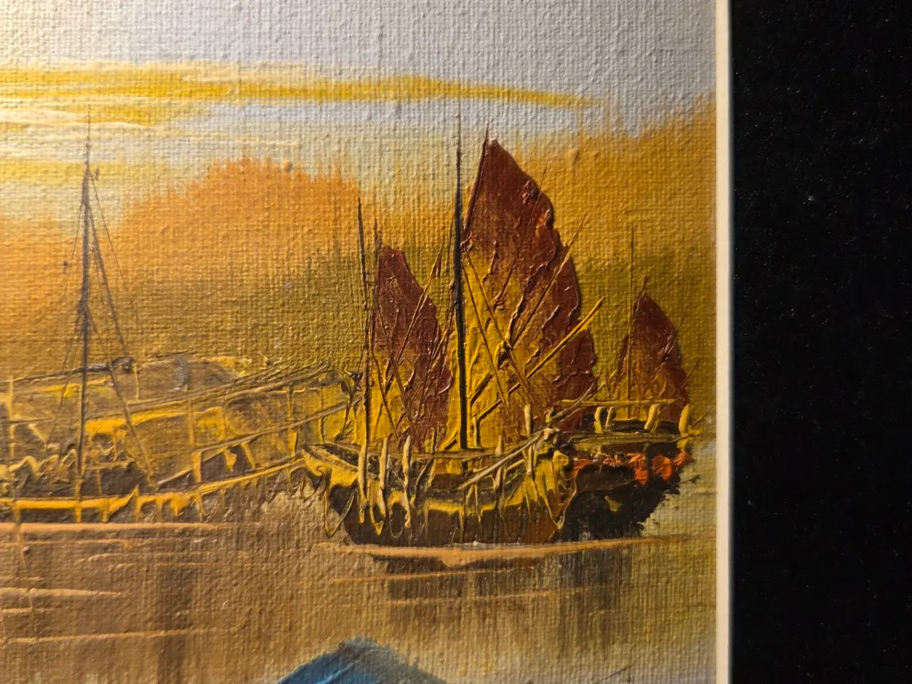 Billede 6 - Asiatisk flot retro havnemotiv