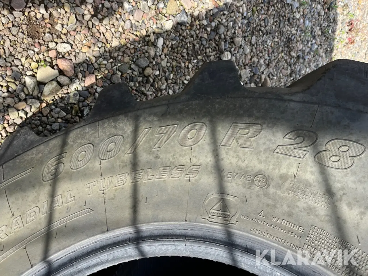 Billede 7 - Dæk Michelin MachXBib 600/70 R28, 2 Styk