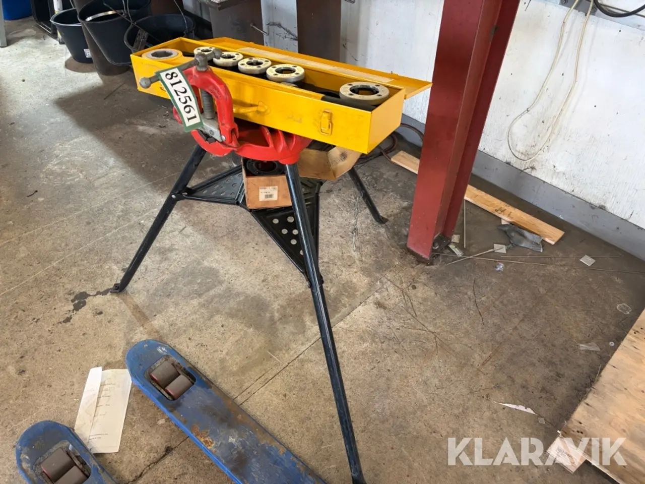 Billede 1 - Tristand plus rørskærer Rems Eva set R 1/2 - 1 1/4"