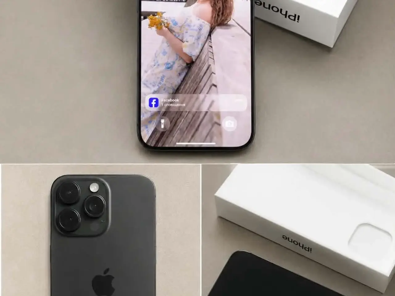 Billede 1 - iPhone 15 Pro Max 256 GB – Black Titanium – rigtig