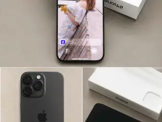 iPhone 15 Pro Max 256 GB – Black Titanium – rigtig