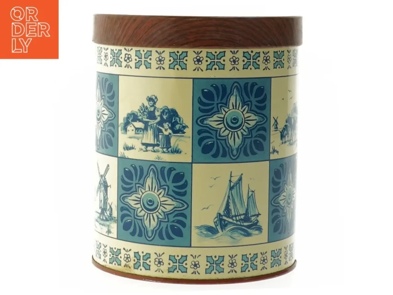 Billede 2 - Vintage Eduscho opbevaringsdåse (str. 14,5 cm)