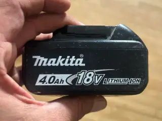 Makita 4 ah 18v til alle Makita maskiner