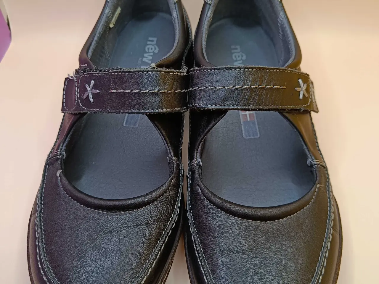 Billede 10 - New Feet sort læder sko 41str