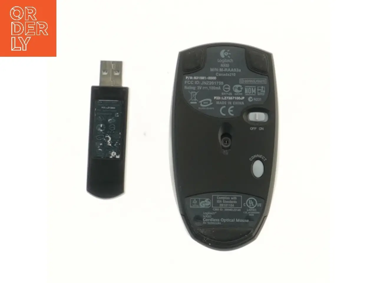 Billede 2 - Trådløs mus med USB-modtager fra Logitech (str. 10,5 cm)