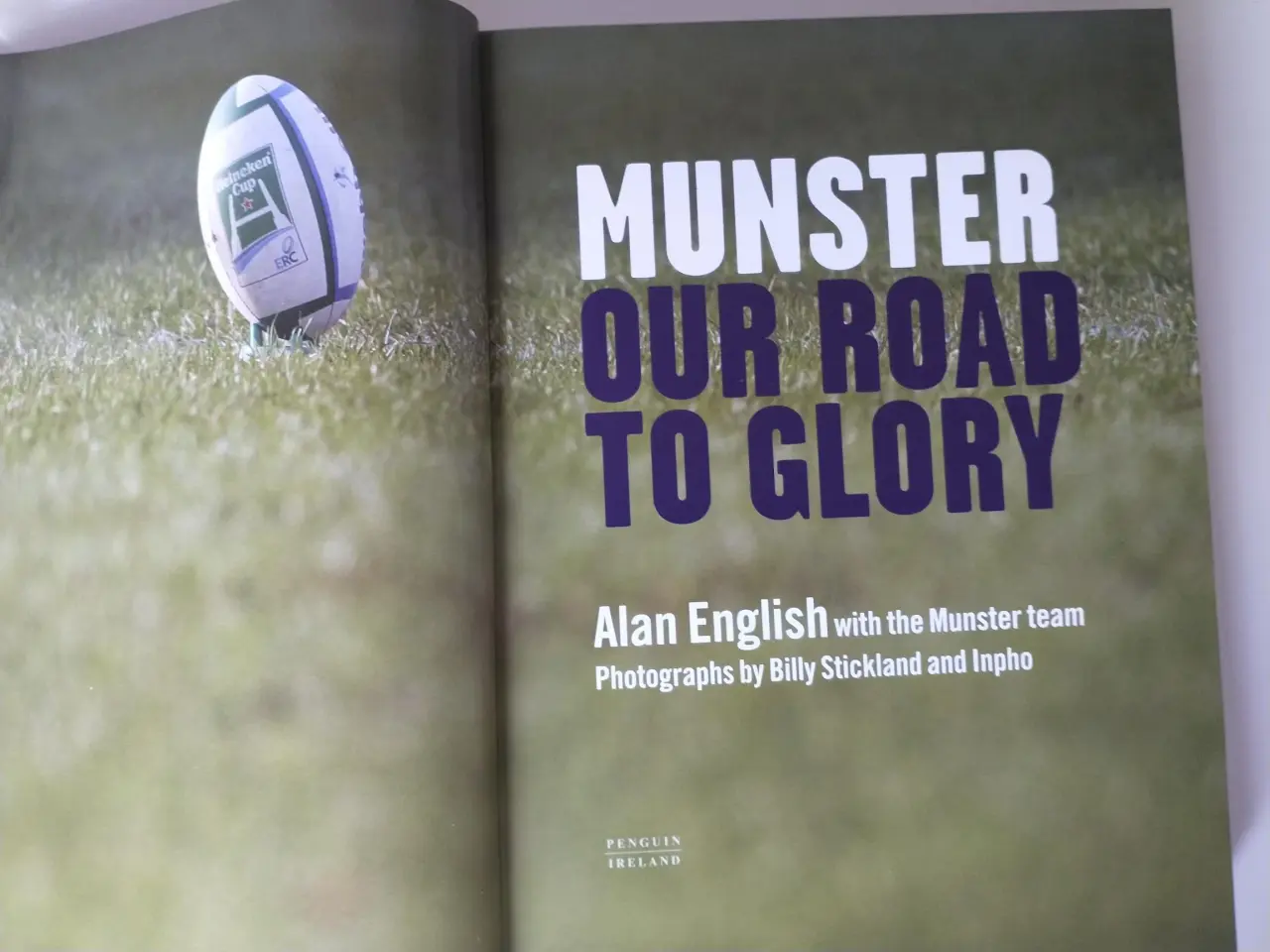 Billede 1 - Munster - Our Road To Glory. Irish Rugby Book