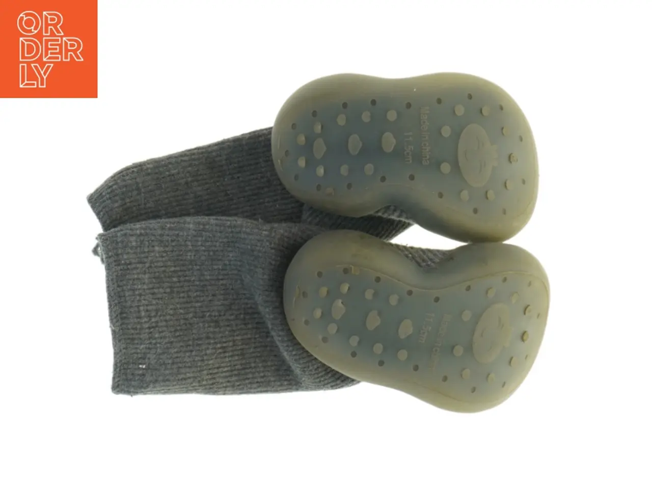 Billede 3 - Strikkede hjemmesko til baby (str. 11,5 cm)